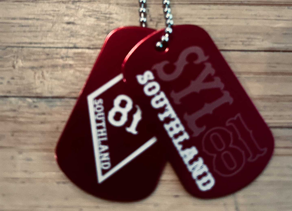 SYL81 Southland Dog Tags