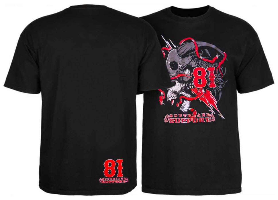 Warrior Skull Support 81 T-Shirt